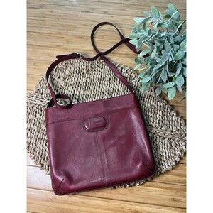 vtg lancel paris made in Italy red crossbody bag